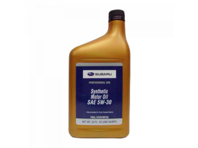 SUBARU 5W-30 Synthetic SAE (0,946л) моторное масло не ж/б