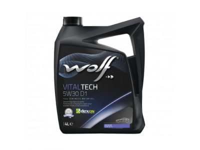 Моторное масло WOLF VITALTECH 5W30 D1 4L от WOLF Моторное масло WOLF VITALTECH 5W30 D1 4L