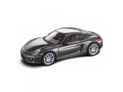 Модель автомобиля Porsche Cayman, Agate Grey Metallic 1:43, артикул WAP0200300D от VAG Модель автомобиля Porsche Cayman, Agate Grey Metallic 1:43, артикул WAP0200300D